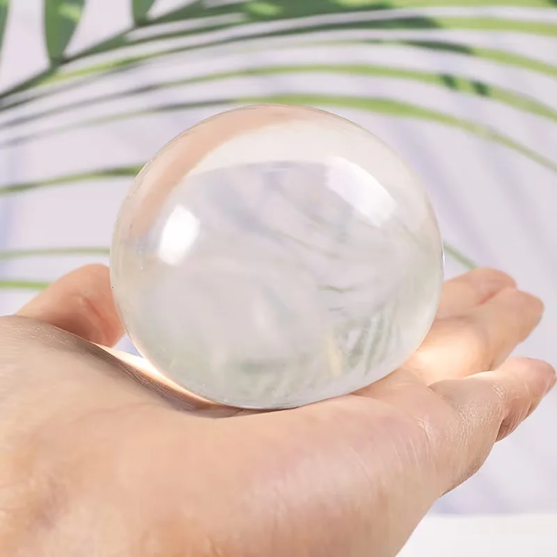 1/2pcs Transparent Maltose Round Ball, Slow Rebound, Pinch Squeeze Toy, Gift