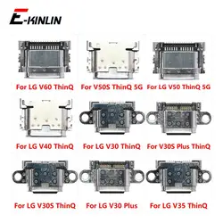 USB Jack Connector Charging Dock Plug Port For LG V30 V35 V30S Plus V40 V50 V50s V60 ThinQ 5G Micro Type-C Charge Socket