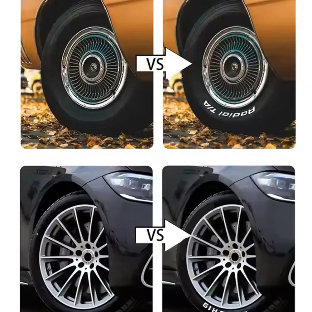 4 قطعة قلم الطلاء الأبيض علامات الطلاء مقاوم للماء إطارات السيارات الطلاء اكسسوارات سريعة القلم الجاف النفط القائمة مجموعة السيارات الدائمة و A9Z3 #2