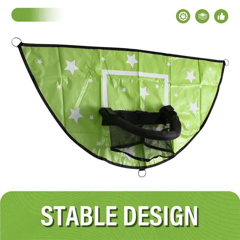 AED2-Trampoline Conjunto de cesta de basquete Mini cesta de basquete para crianças Protetor solar à prova d'água Acessório de basquete
