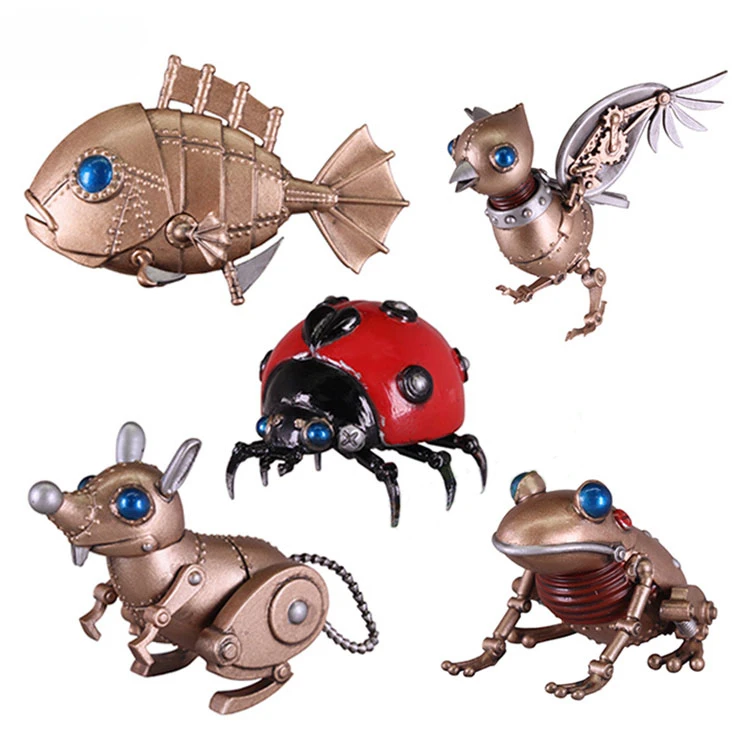 

Genuine Japan Mechanical Insect Steampunk Style Assemble Ornament Steam Fish Model Gift Collection Toy for Children