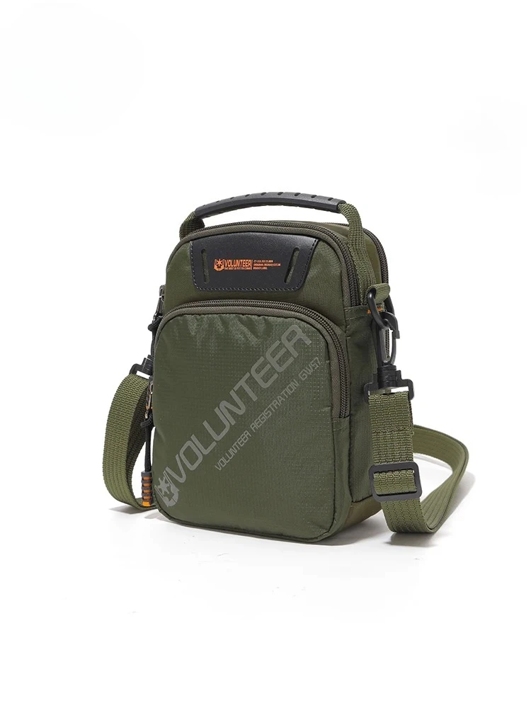 Volunteer Men's Shoulder Bags Fashion Travel Oxford Large Capacity High Quality Phone Waterproof Casual Sling Bag Man 1802-15