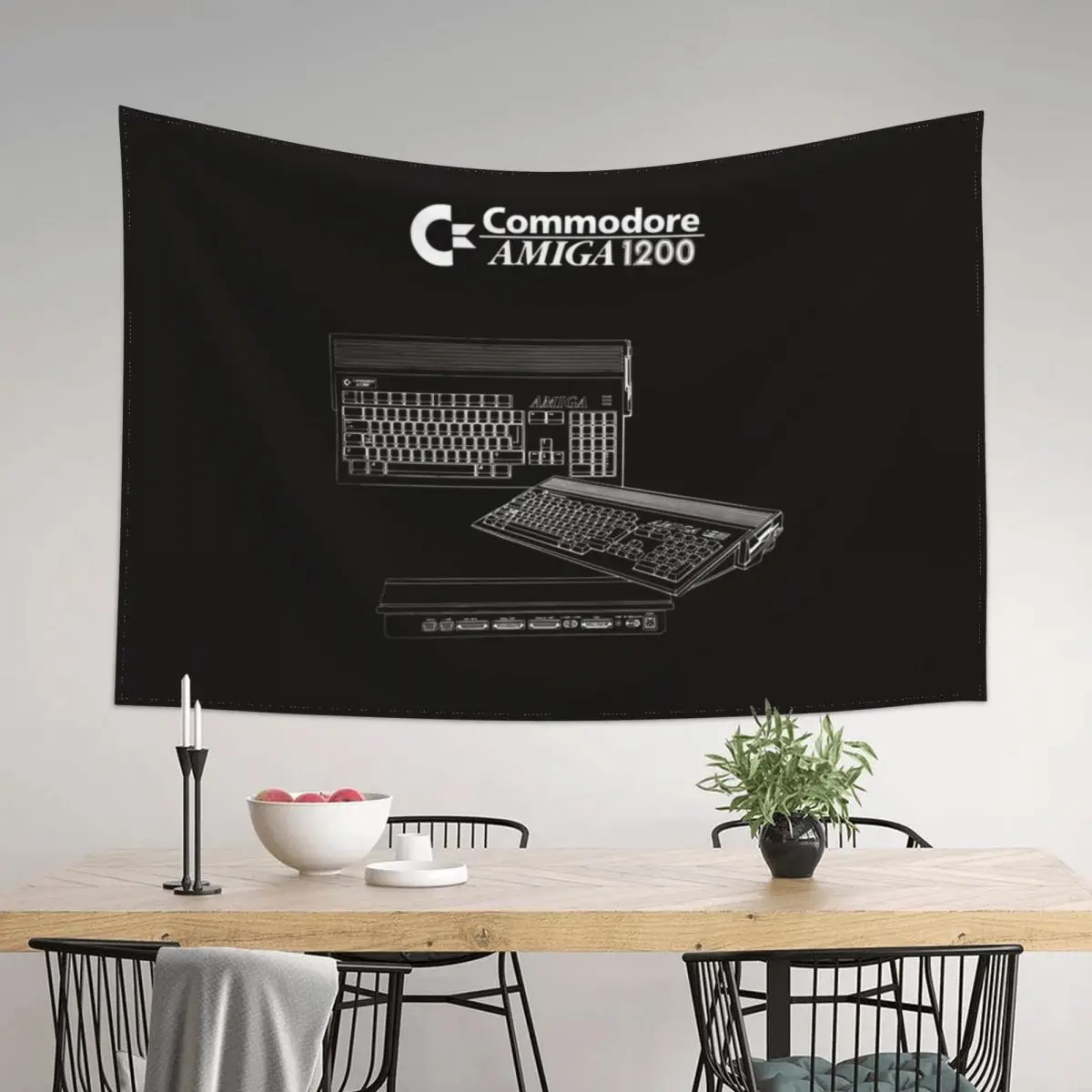 

Commodore Amiga 1200 Tapestry Home Decorations Wall Tapestries Decorative Paintings Aesthetic Room Decors Tapestry