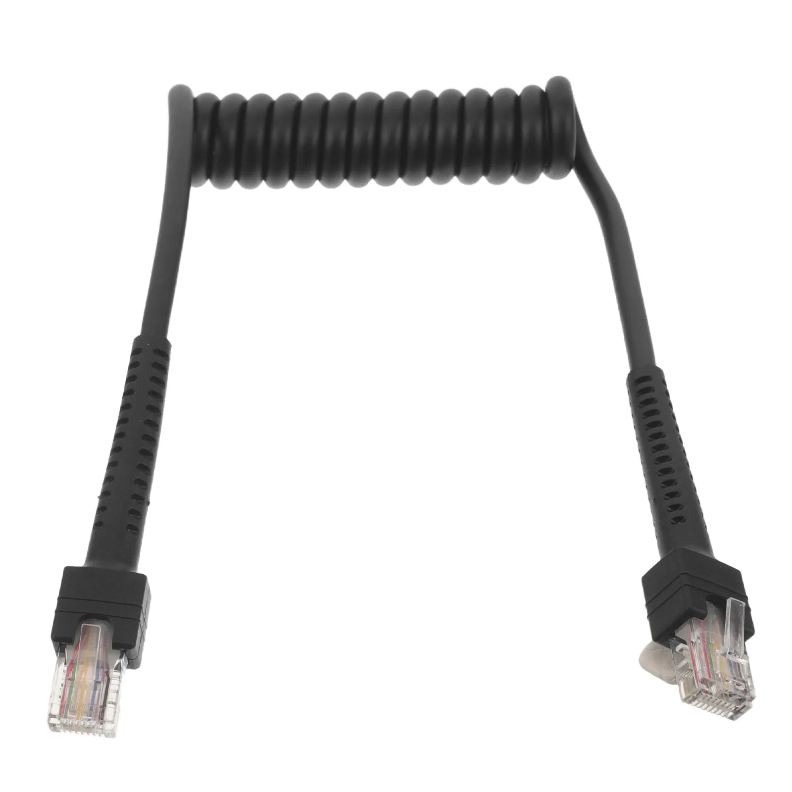 Broadband Spring Coiled Ethernet Cable Flexible Retractable Network Cord for Desktop Office Router Patch Data Network Cable