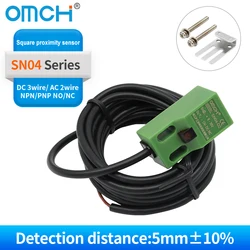 OMCH SN04-N Famous SN04N 5mm Approach Sensor NPN 3 wire NO 6-30V DC Inductive Proximity Switch