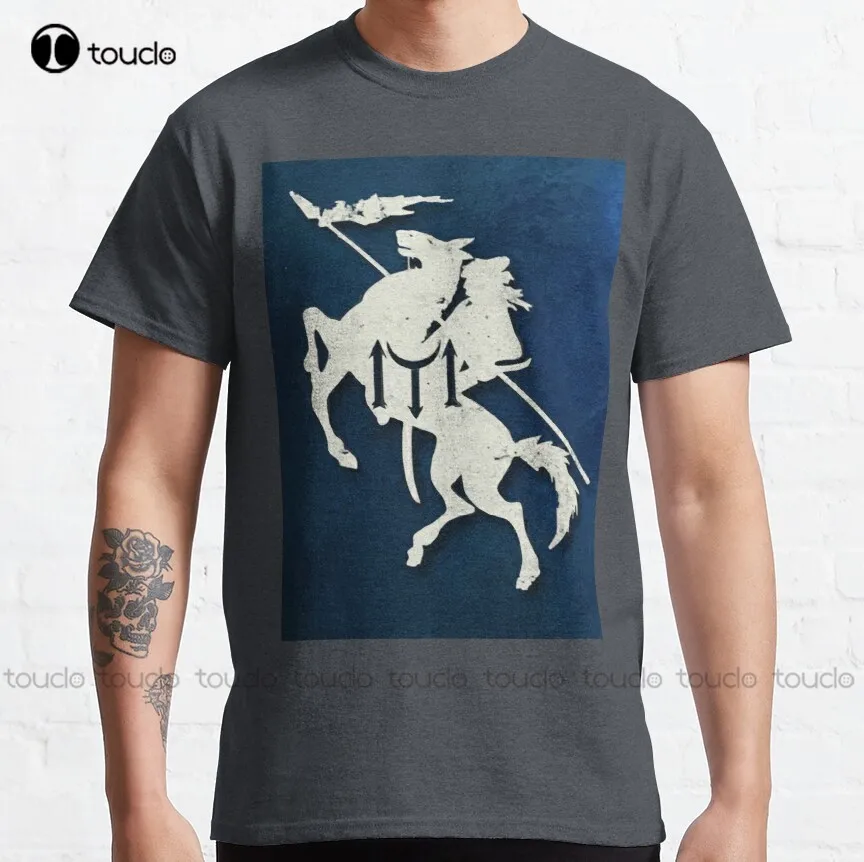 Ertogrul Bey On Horse. Classic T-Shirt Shirt Men High Quality Cute Elegant Lovely Kawaii Cartoon Sweet Harajuku Cotton Tee Shirt