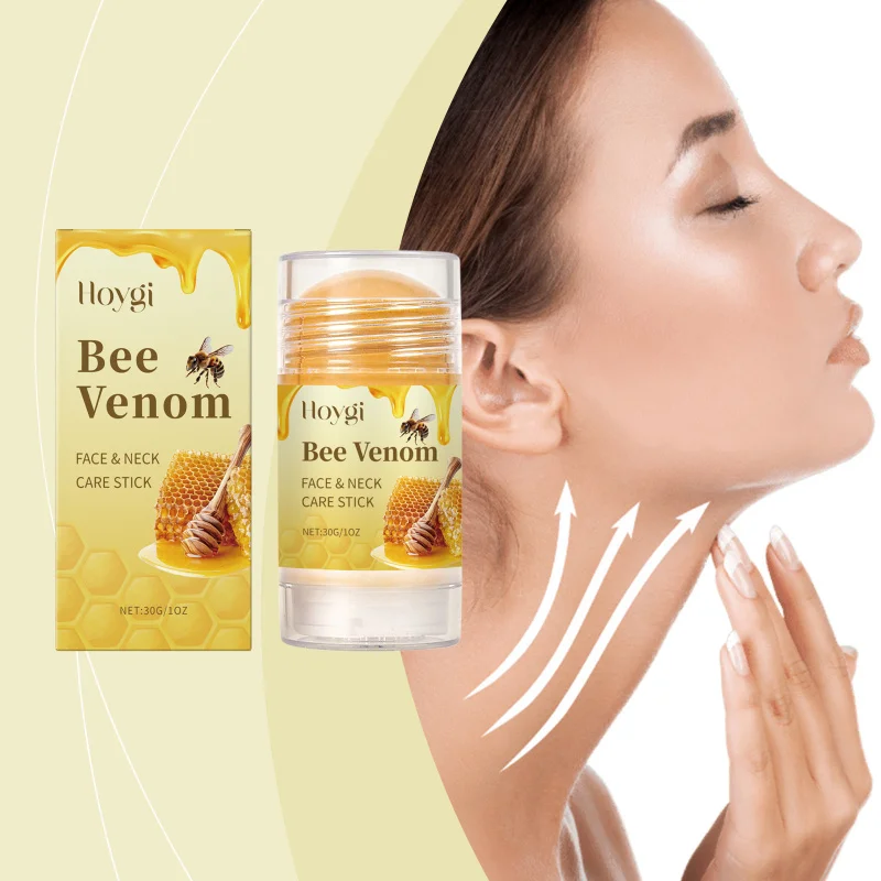 

Bee Venom Face Neck Stick, Hydrating Moisturizing Balm For Firming Radiance, Portable Nourishing Care Stick For All Skin Types