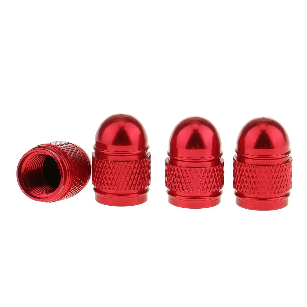 Tire Valves Metal Anodized Valve Caps Universal Wheel Dust Cover Automotive Accessories for Car Bike Truck