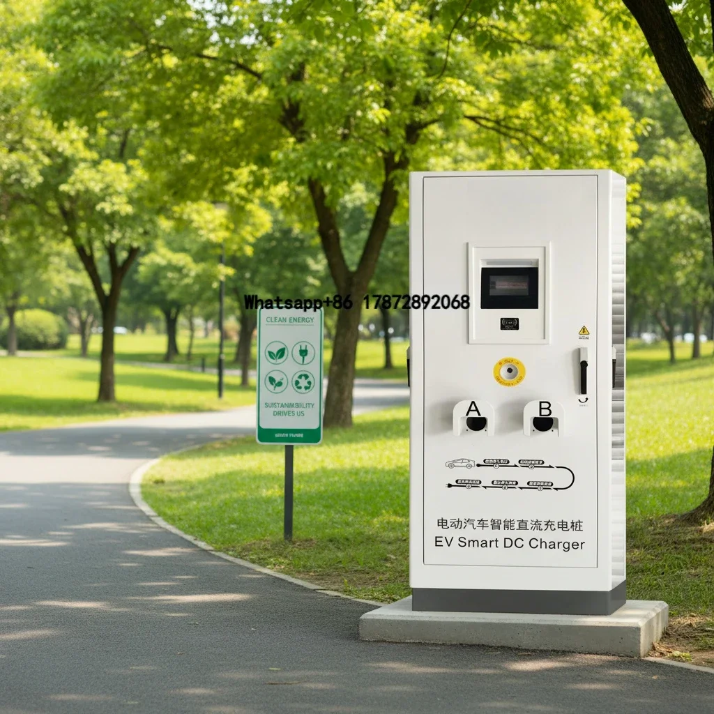 Heavy Duty Truck Charger 400kW DC Fast Charging Station CCS1 CCS2 Compatible with All Electric Trucks IP54