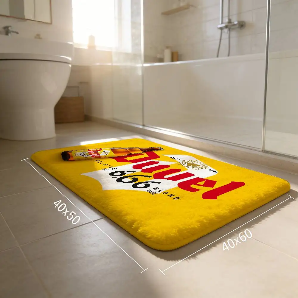 Duvel Beer Bathroom Mat Anti-slip Absorb Water Long Strip Cushion Bedroon Mat Welcome Doormat