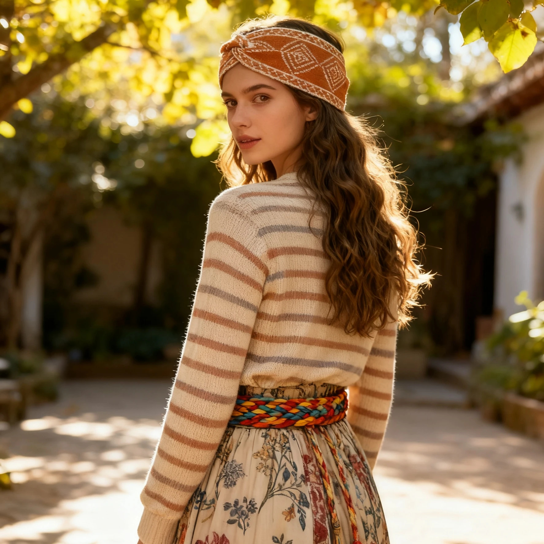 

Женская зимняя повязка на голову с крестом, вязаная теплая повязка на голову, модная полосатая эластичная спортивная повязка для волос для девочек, винтажная повязка-тюрбан для волос