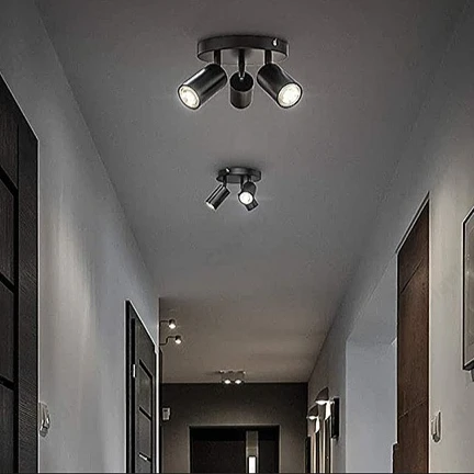 Creative New LED Three-headed Spotlights Ceiling Lamps Restaurant Bar Living Room Corridor Bedroom Lighting Atmosphere Lamps