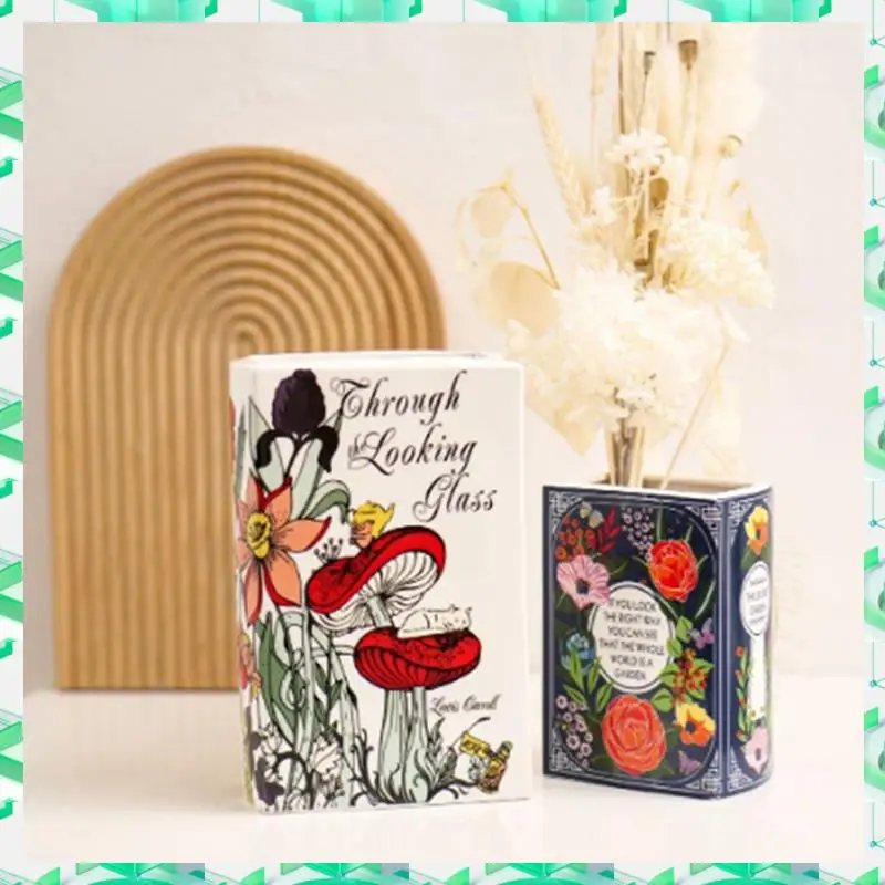 

FIZP Flower Pot Wedding Decorative Vases Cute Room Decor For Plants Cachepot For Home Decor Book Vase