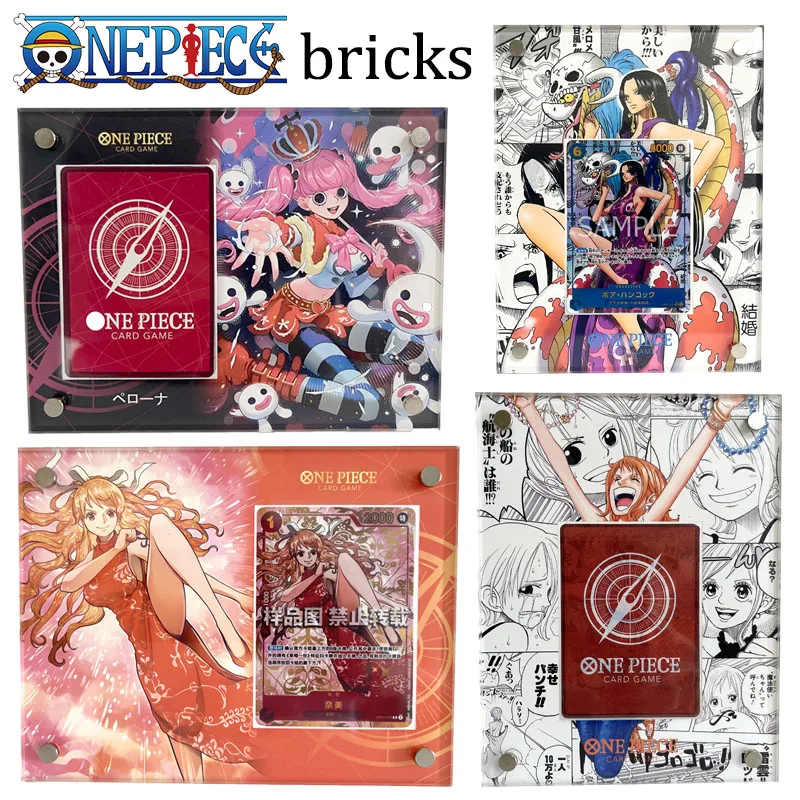 

One Piece Acrylic card bricks Nami Reilly Hancock Perona Luffy Sabo Collect Christmas birthday gifts Sanji Dragon Ball Son Goku