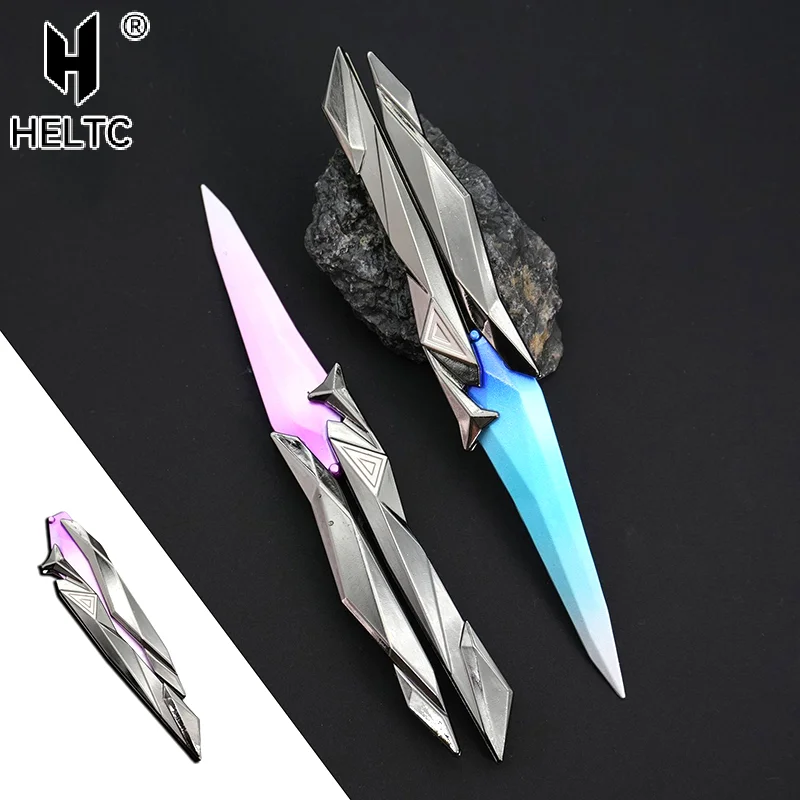 

Тактический шутер, складное лезвие-бабочка, коллекционное оружие с 3D гравировкой, портативное снаряжение для ближнего боя для косплея/игровых аксессуаров