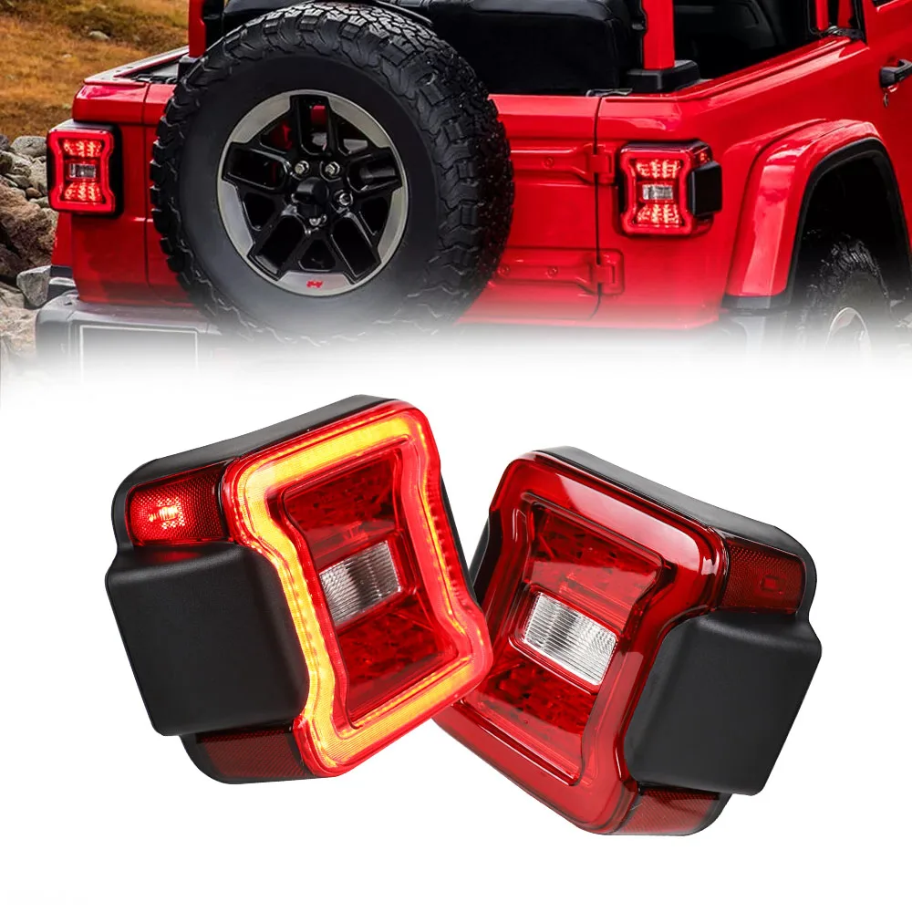 

LED Tail Light for 18-24 Jeep Wrangler JL With BSM America Version JL Tail Lamp With Bracket Plug and Play