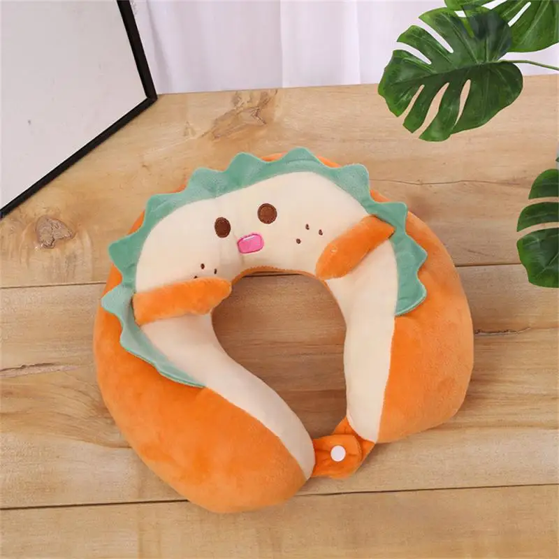 Shaped Memory Foam Neck Pillows Soft Travel Pillow Massage Neck Pillow Sleeping Airplane Pillow Cervical Healthcare Bedding