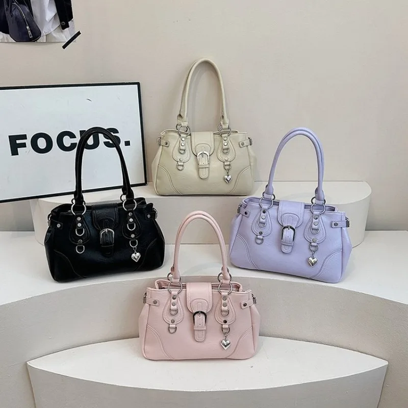 Simple Casual Diaper Bag Luxury Brand Leather Handbag Best Superstar Vintage Shoulder Bag For Women