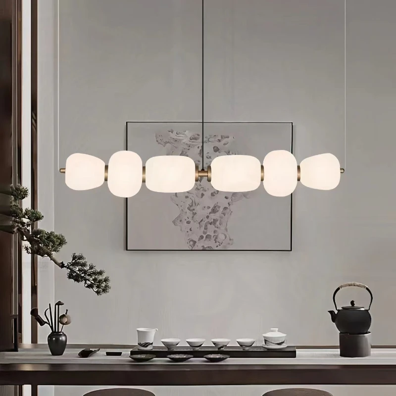 Artistic GlassCeiling Pendant Light Acrylic Living Room Chandelier LED Modern Dining Room Simple Creative Personality Lighting