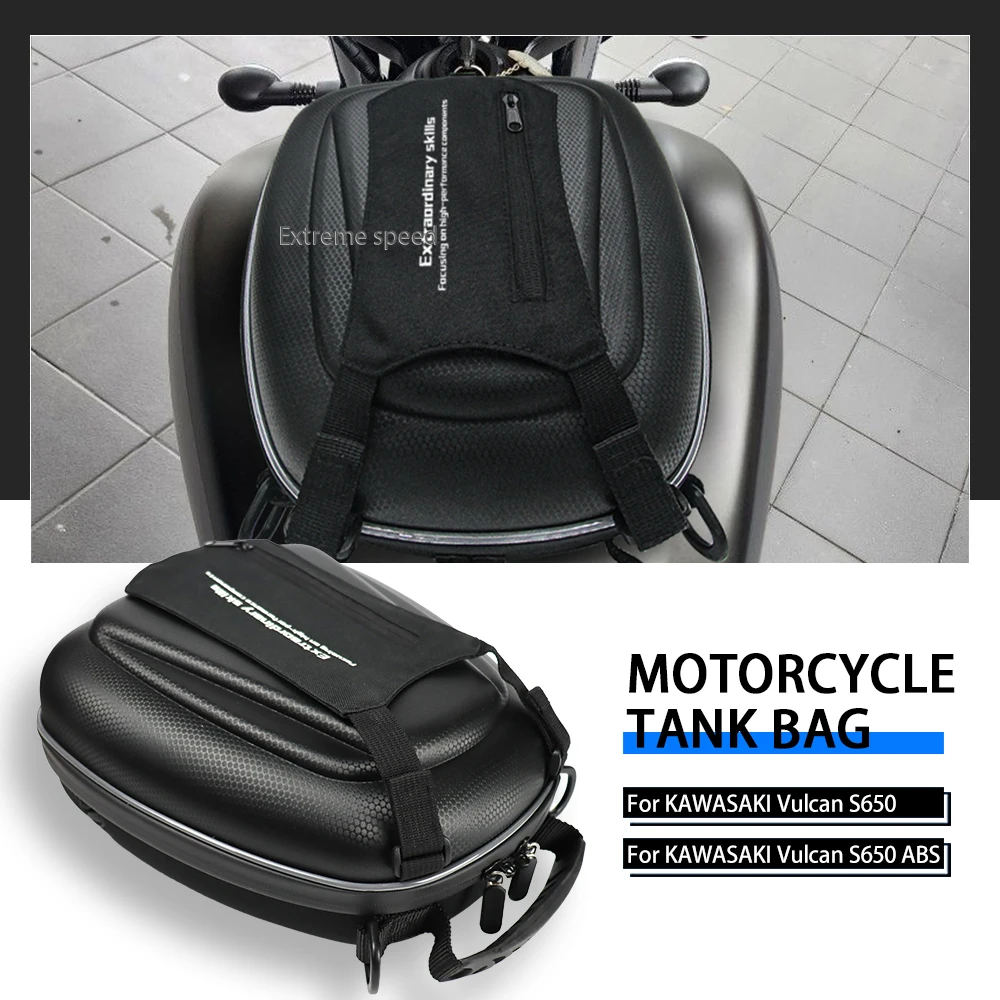 Detachable Tanklock Flange Tank Bag Luggage For KAWASAKl Vulcan s650 S650 ABS waterproof Portable Motorcycle bag