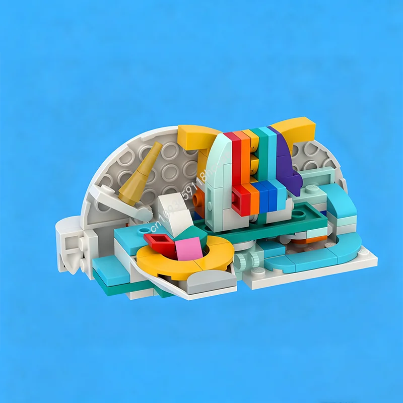 101 elementów MOC Tęczownik nan Model Klocki Edukacyjne Architektura DIY Pomysły na zabawki Prezenty urodzinowe świąteczne