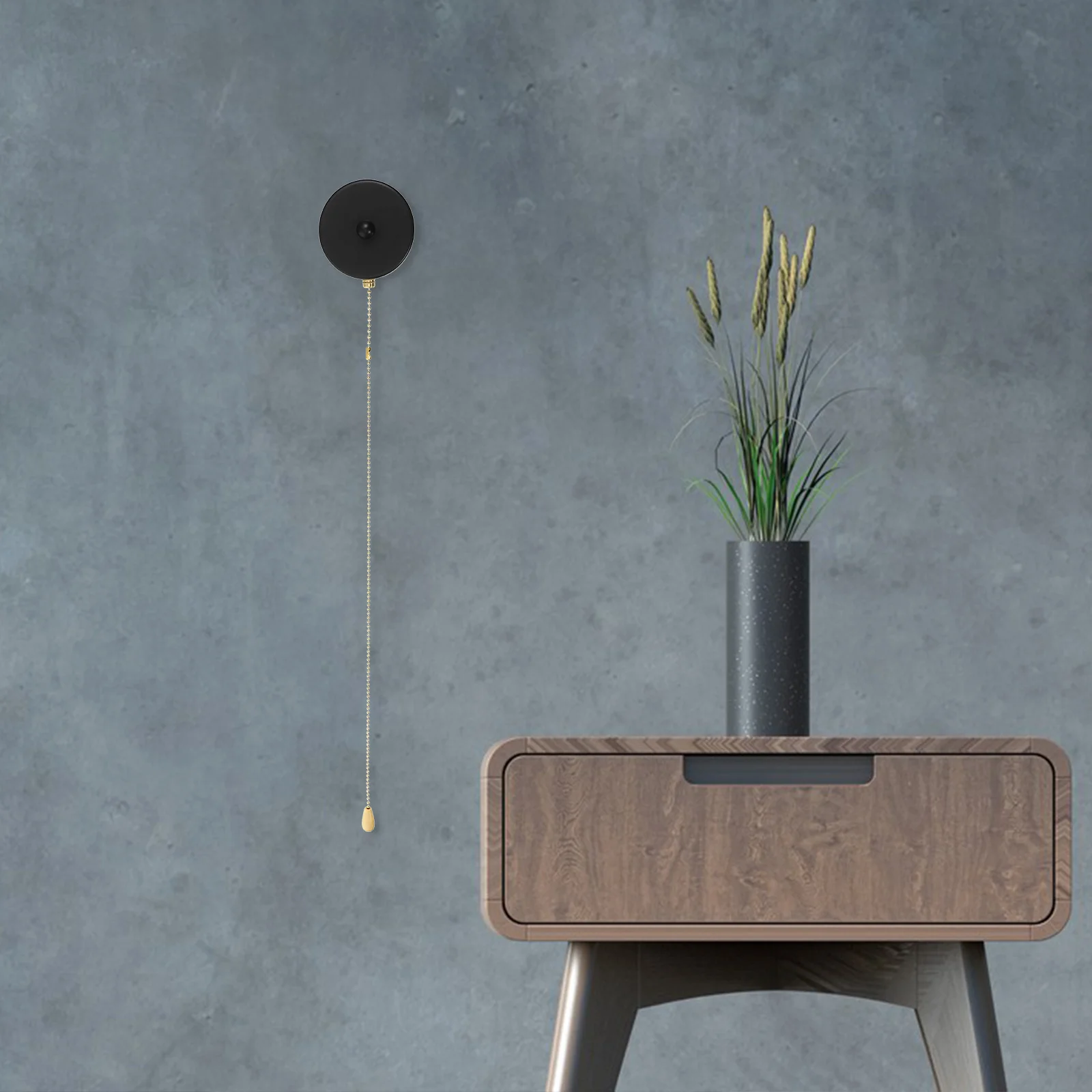 

Wall Mounted Pull Chain Switch for Ceiling Fan Light and Exhaust Fan Control Easy Install Bedside Bathroom Use Replacement Pull