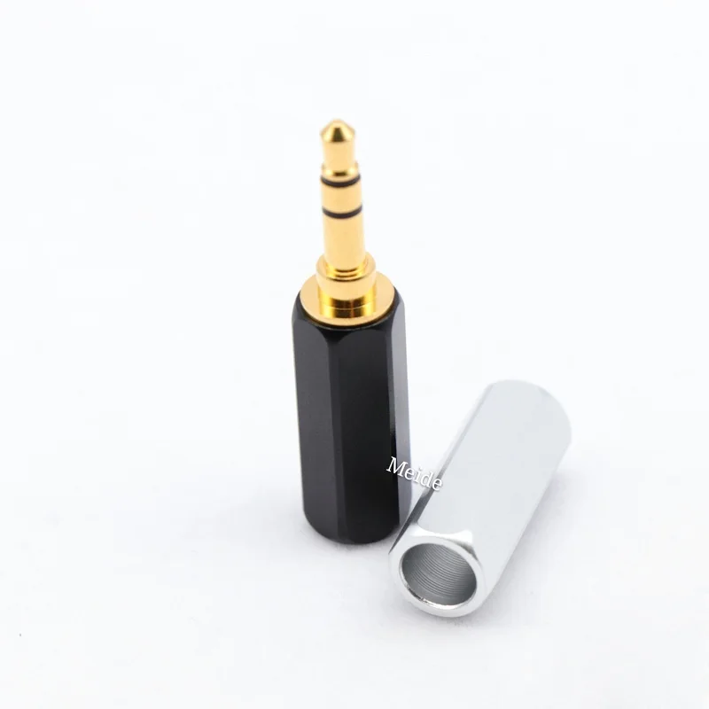HIFI Gold Überzogene 2,5mm 3,5mm 4,4mm 3 4 5 Pole Stereo Ausgewogene Kopfhörer Kopfhörer Stecker 2,5 3,5 4,4 für DIY