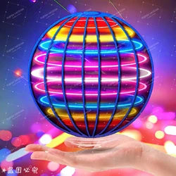 Flying Ball Boomerang Drone Flyorb Magic With LED Lights Gift Hover Ball Fly Nova Orb Flying Spinner Fidget Children Family Toys