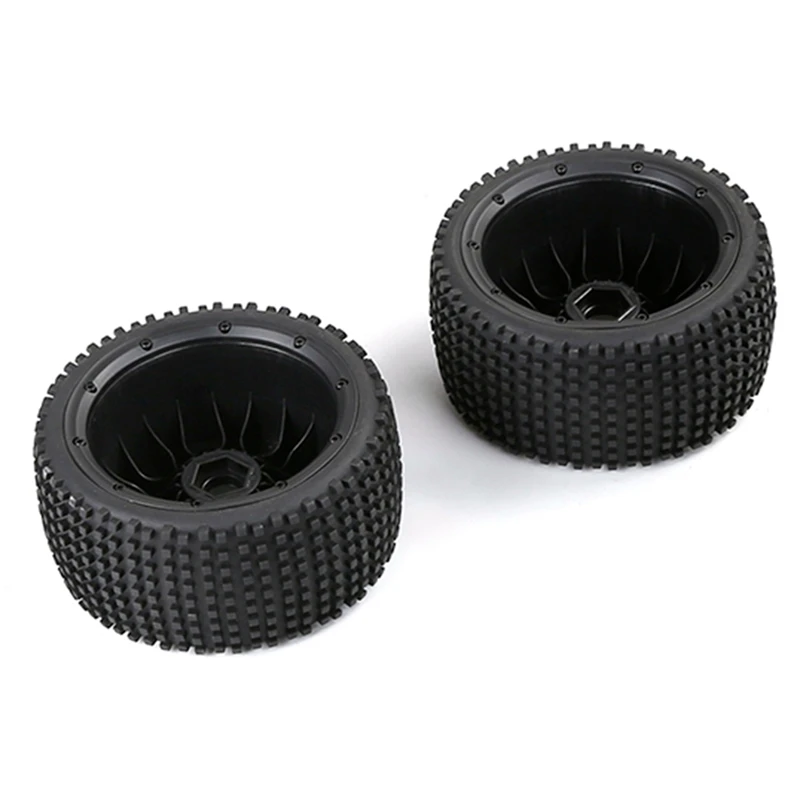 Off-Road Rear Tyres Thickened Wheel Set For 1/5 HPI ROFUN ROVAN KM BAJA 5B Rc Car Parts