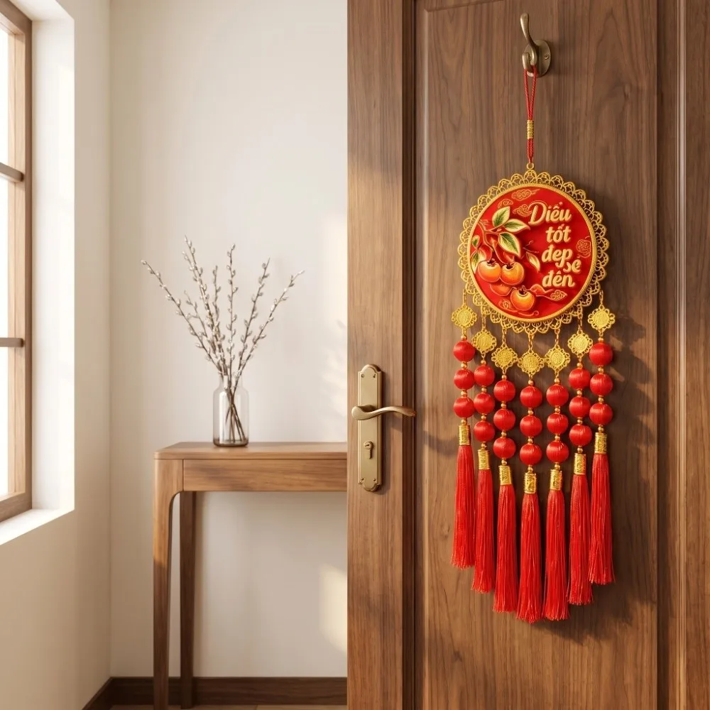 Traditional New Year Decoration Creative Exquisite Spring Festival Pendants Red Good Fortune Chinese New Year Hanging Pendant