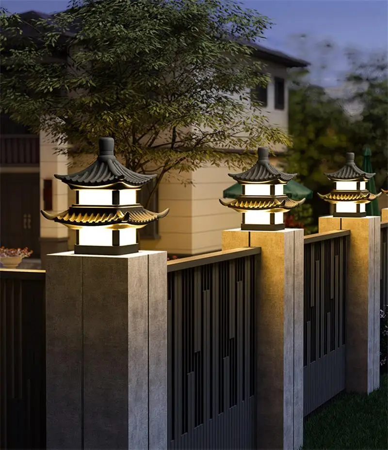 High quality 7W Garden Pillar Light Villa Pillar  Outdoor iP54 Waterproof  Emitting Diode Garden  Emitting Diode Path Light