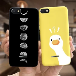 For Xiaomi Redmi 6A Bumper Soft Silicone Space Man Cartoon Phone Cover Case For Xiomi Redmi6A 6 A A6 Redmi6a Funda Capas Coques