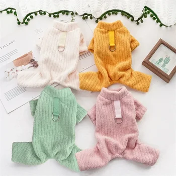 Plush Winter Dog Jumpsuit 1
