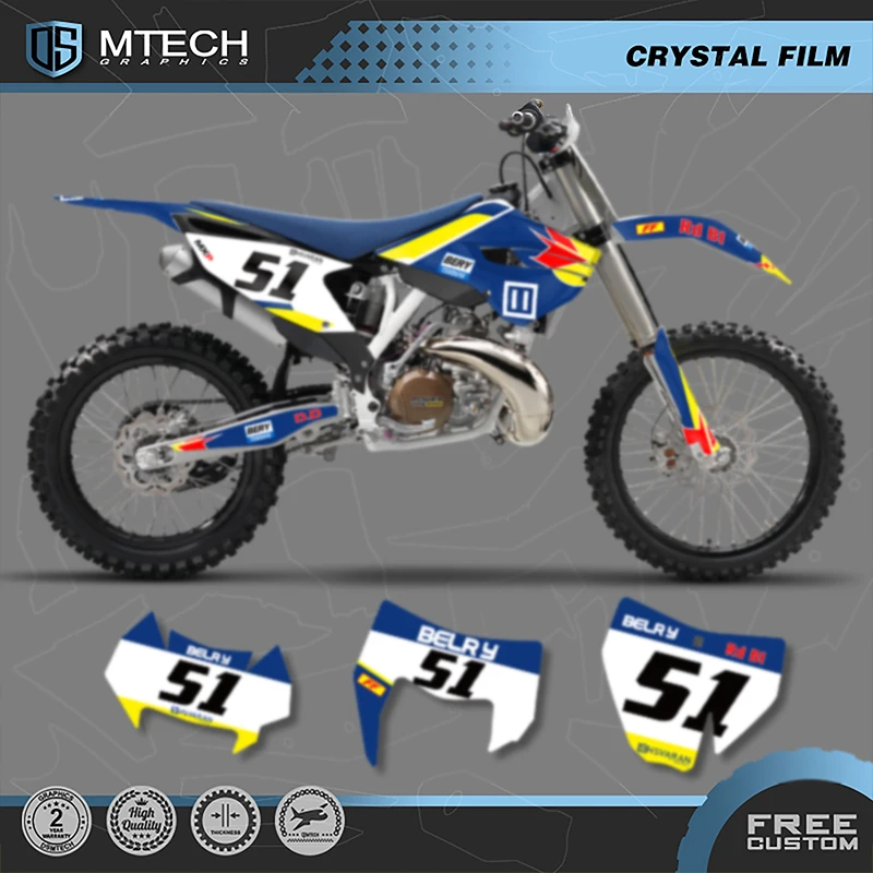 

DSMTECH MOTOR Custom Team Graphics Decals Stickers Kits For Husqvarna 14-15 TC FC TX FX FS 14 2015 2016 TE FE 125-450cc 001