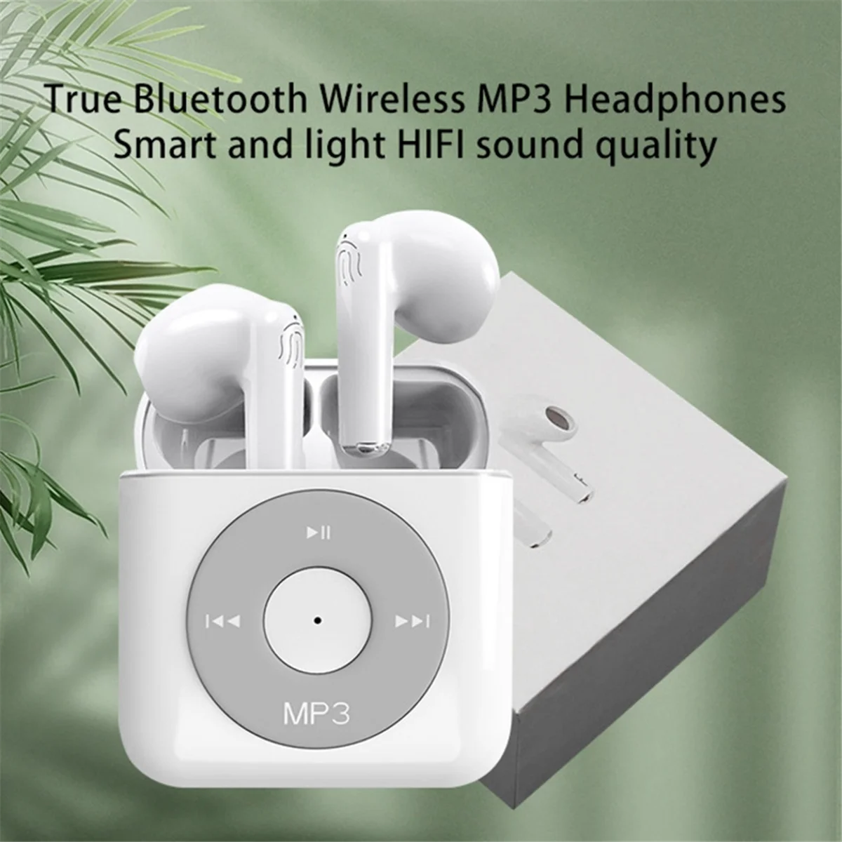 MP3 Music Player Wireless Headphones in Ear Earbuds for Smartphone_OFSS