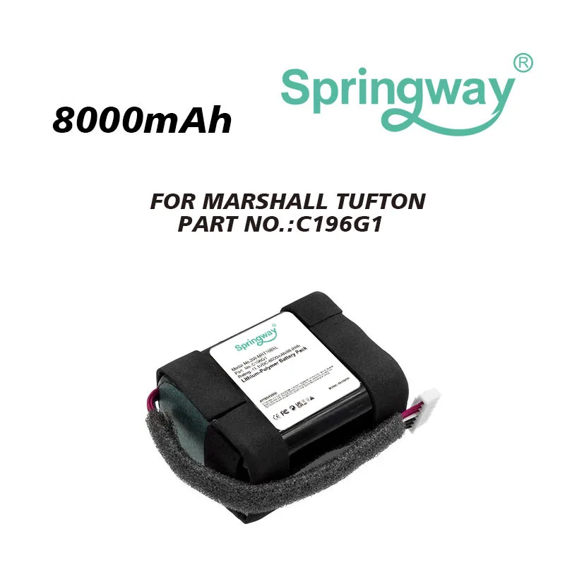 

Replacement Speaker Battery C196G1 for Marshall Tufton 8000mAh/88.88Wh