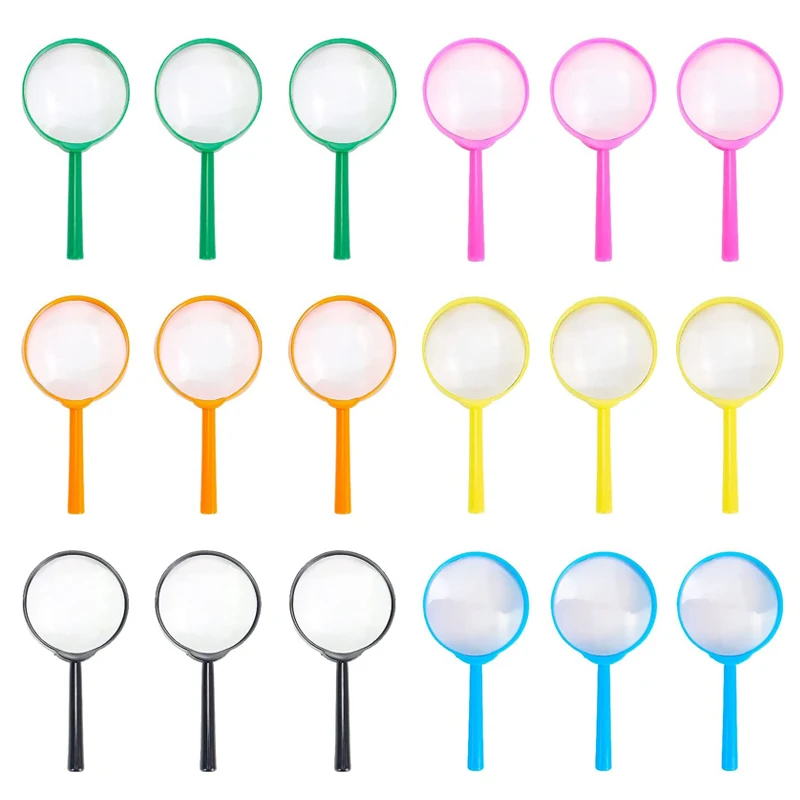 3PCS Magnifying Glass For Kids Science Toys Physics Party Favors Classroom Prizes Juguetes Educativos Montesori Spielzeug