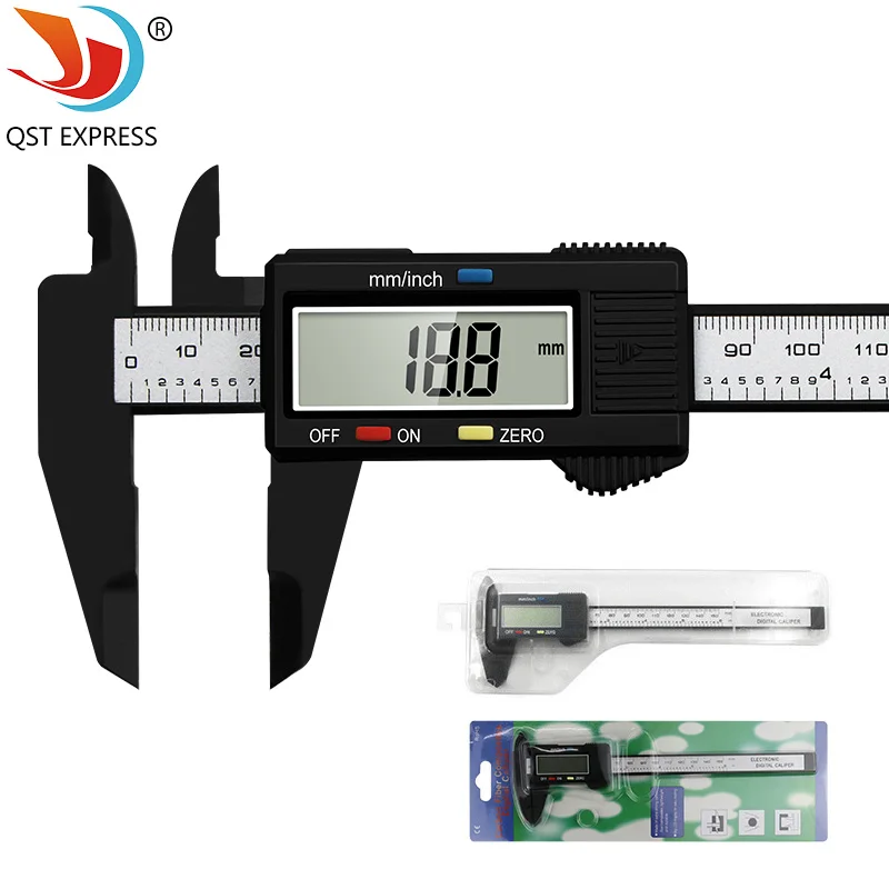 Electronic Digital Gaming Standard Caliper 0-150mm Plastic Digital Caliper Measuring Tool for Measuring Inner Outer Diameters