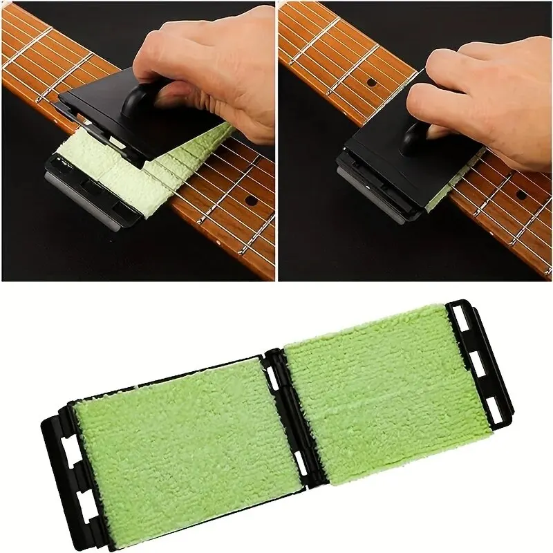 Miwayer Guitar String Cleaner Clean Fretboard Cloth Tool for Maintenance and Care of Violin, Bass, Ukulele, Electric Guitars