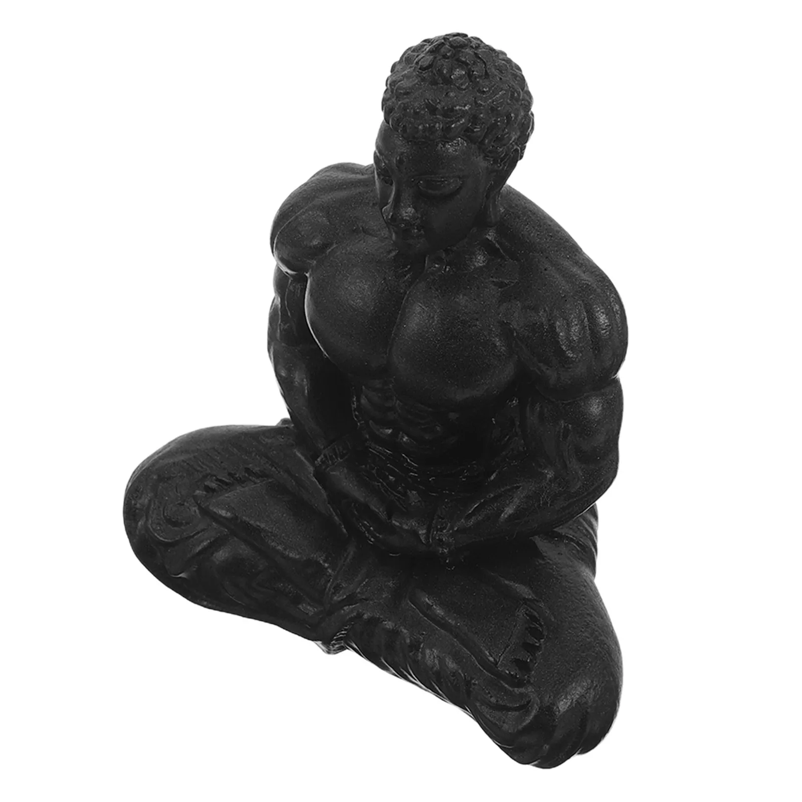 Handmade Resin Buddha Sculpture Vintage Fengshui Ornament for Meditation Room Zen Tabletop Decor Chinese Buddhist Decor Good - view 6
