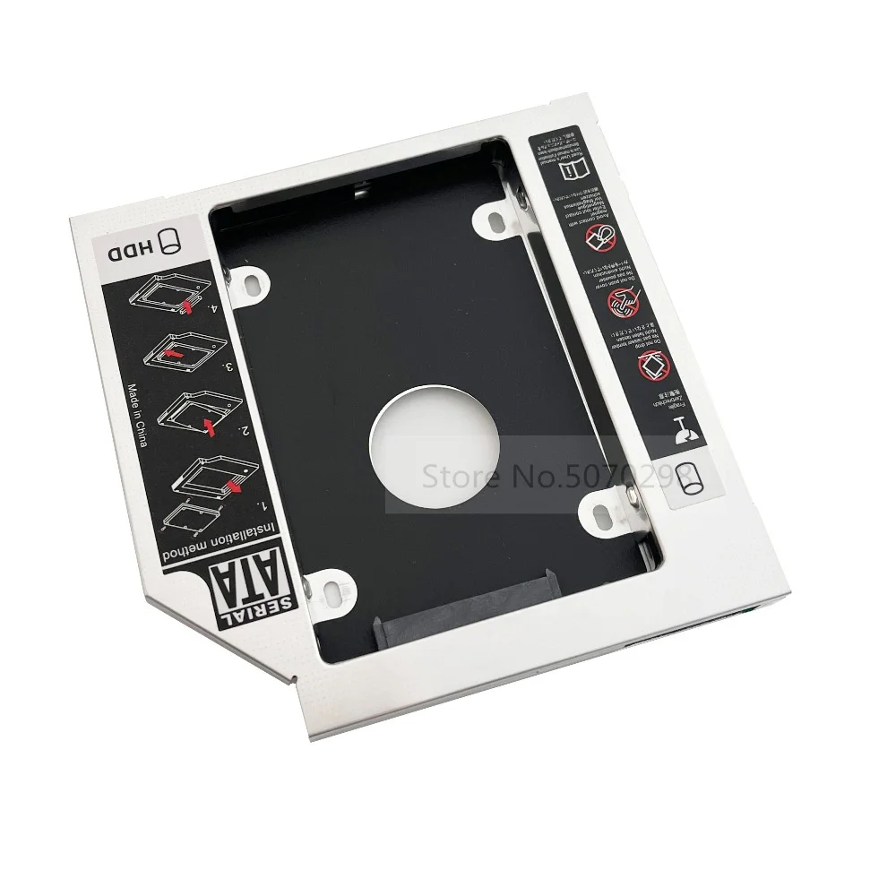 12.7mm 2nd HDD SSD Hard Drive Optical Caddy dla HP Pavilion DV3 DV4 DV5 DV6 DV7 DV8 G4 G6 G7 DV7-4100er UJ8B1 DS-8A5LH AD-7701H