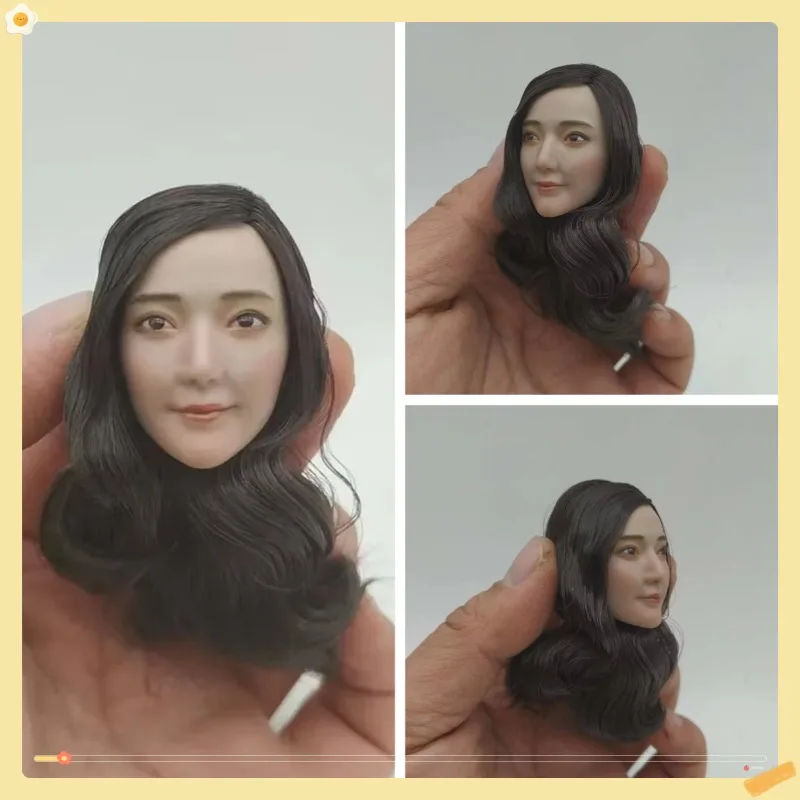 

SUPER DUCK SDH031A 1/6 Scale Asian Suntan Head Carving Model for 12in Ph Tbl Action Figure Toys
