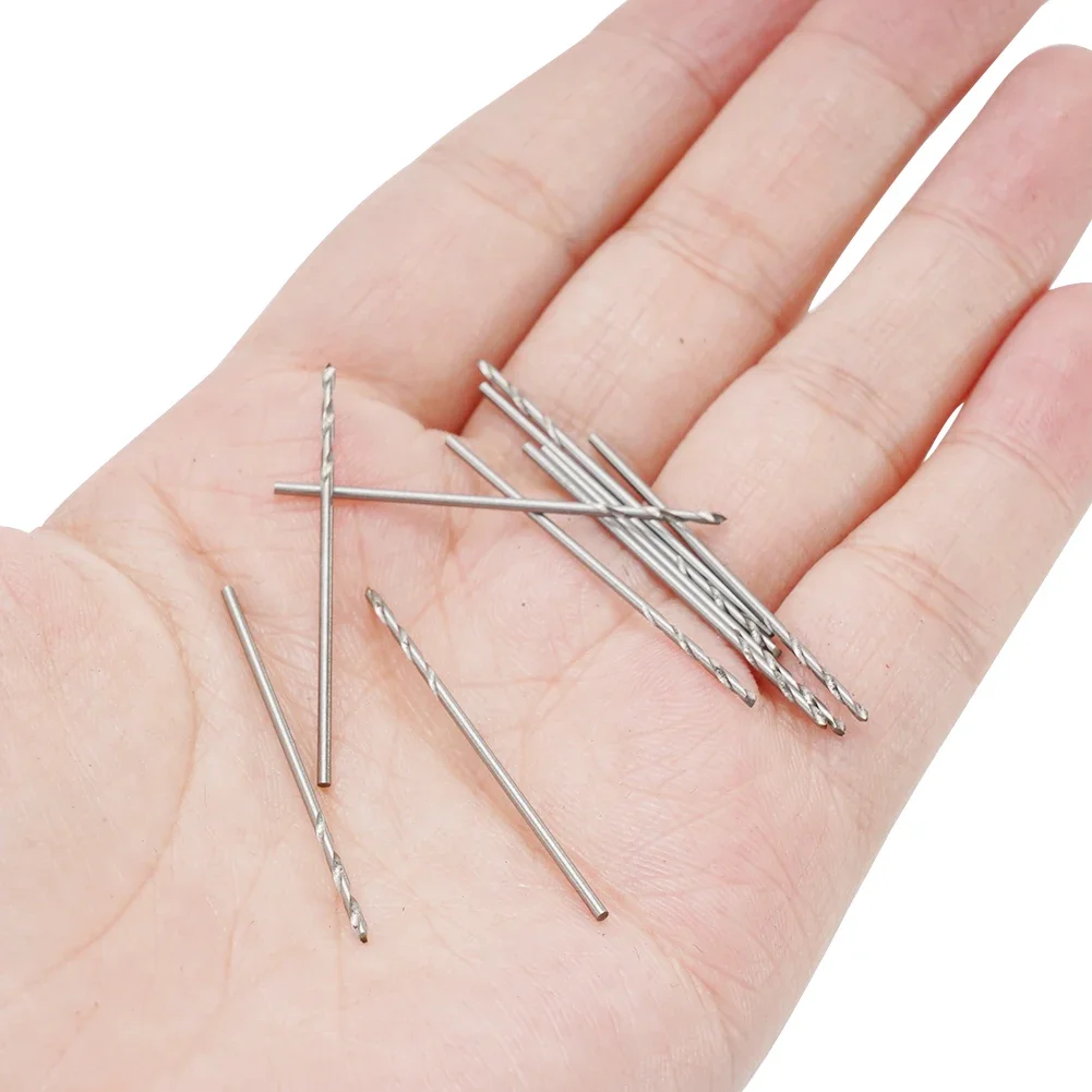 Drill End Mill Drill Bit Drill Bit Set Tool HSS Kit 1.0mm Drilling Silver Straight Shank Power Tools Part Hot Sale