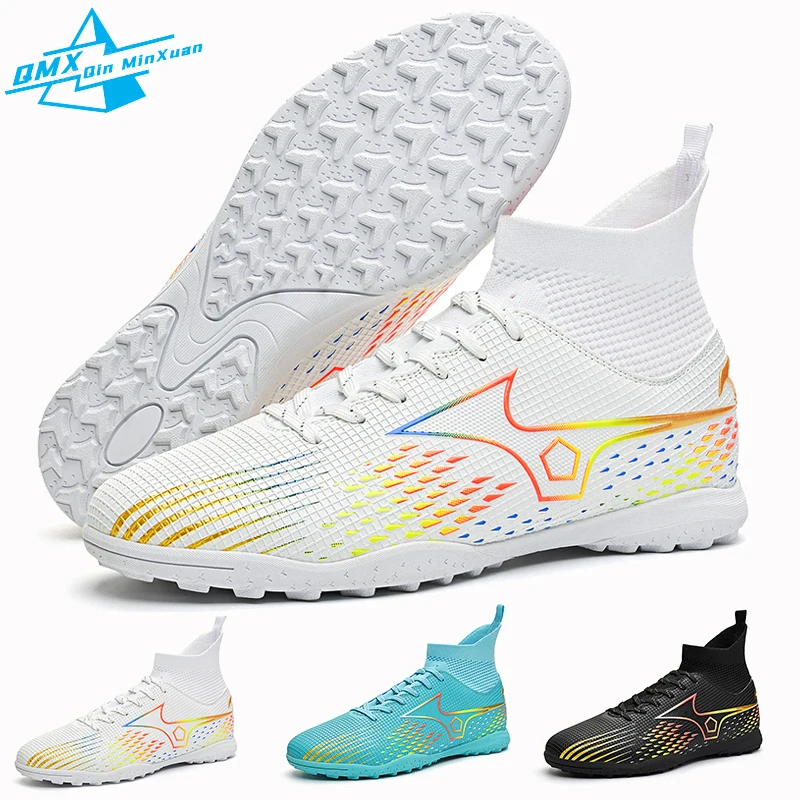 

Профессиональные футбольные бутсы мужские оригинальные A01 белые молодежные противоскользящие домашние и уличные футбольные кроссовки для быстрого тренировок, новинка 2025 года