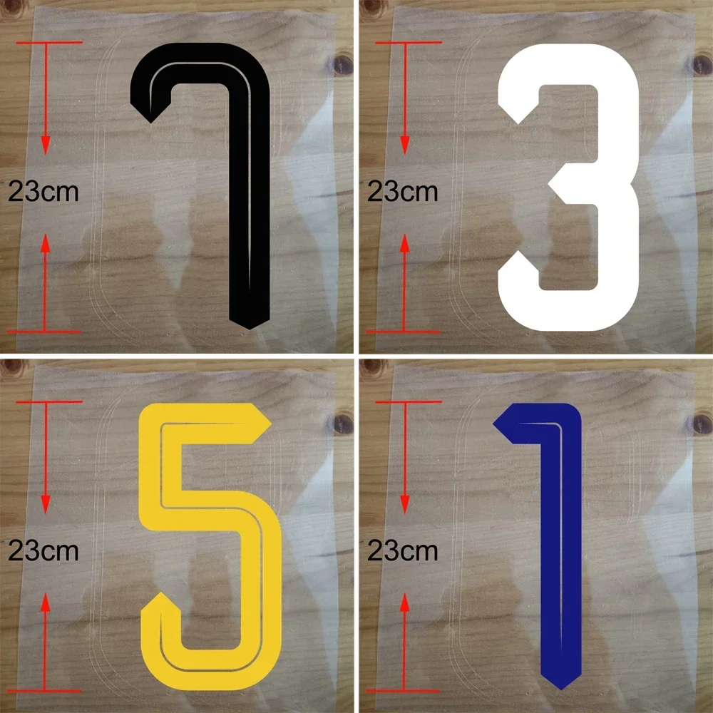 Basketball Uniform thermal Transfer Arrow Number Hot Transfer Sticker Personalized number customization Iron on Patch Letter