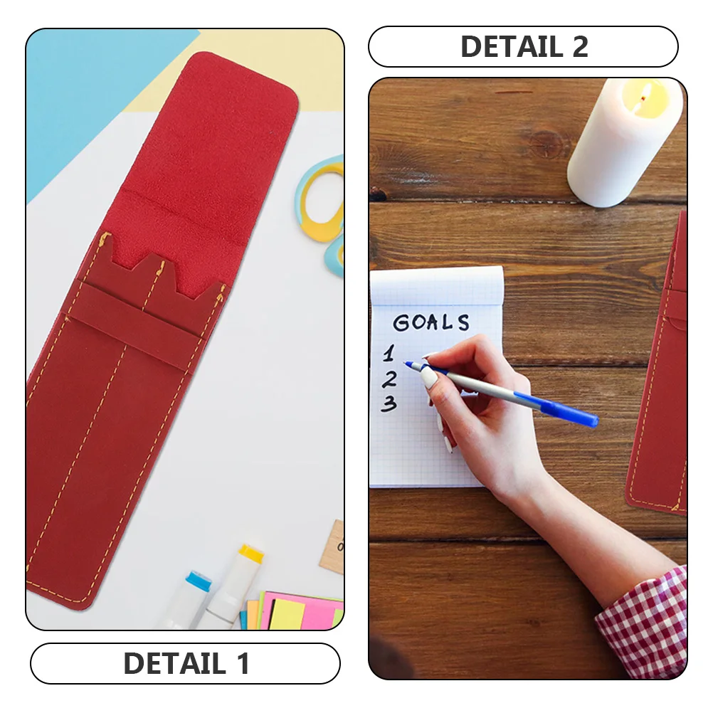 

3pcs Holder Nurse Storage Bag Protector Insert Type Pencil Case Portable Pen Sleeve Doctor Supply Reusable Pen Pouch