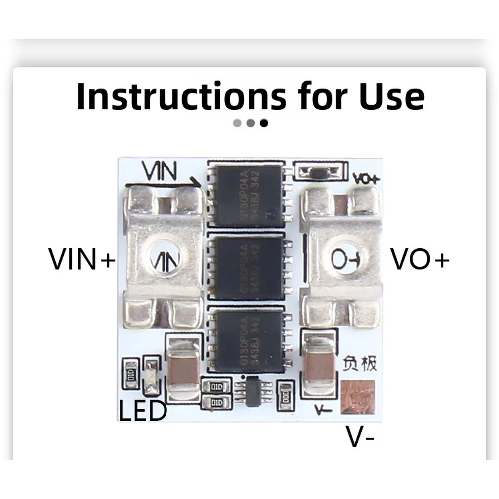 35V 30A Solar Anti-Reverse Protection Module for DC Power Circuits in Off-Grid Solar Battery Chargers and Inverters