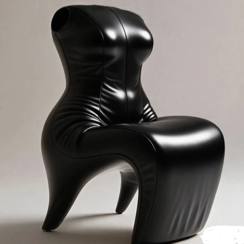 

Single sofa Modern simple light luxury lounge chair Hotel lobby leisure chair Human-shaped lounge