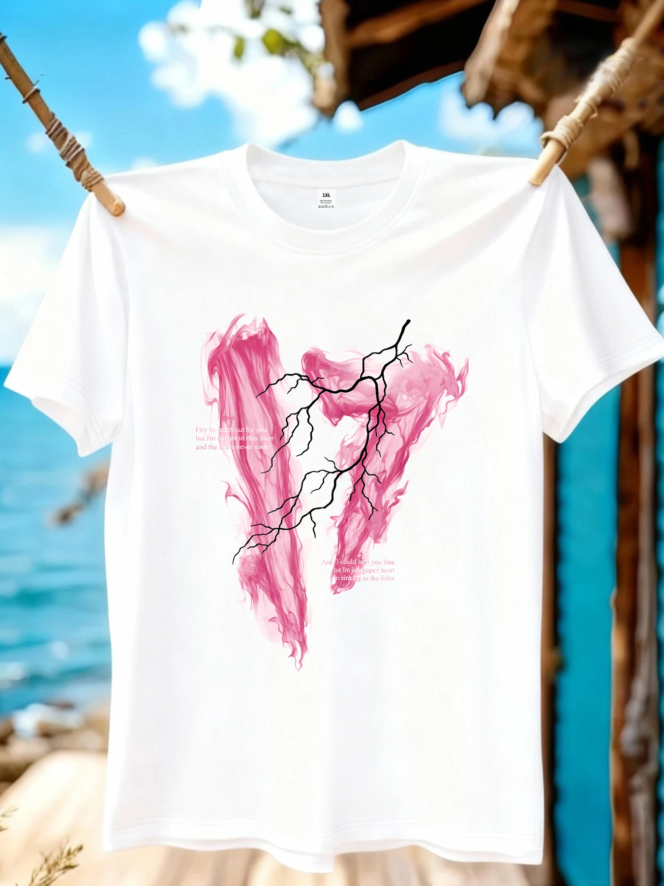 

【WZM109128】Модная женская футболка больших размеров с принтом, круглым вырезом, летняя, повседневная, с короткими рукавами, в уличном стиле, универсальная, больших размеров.