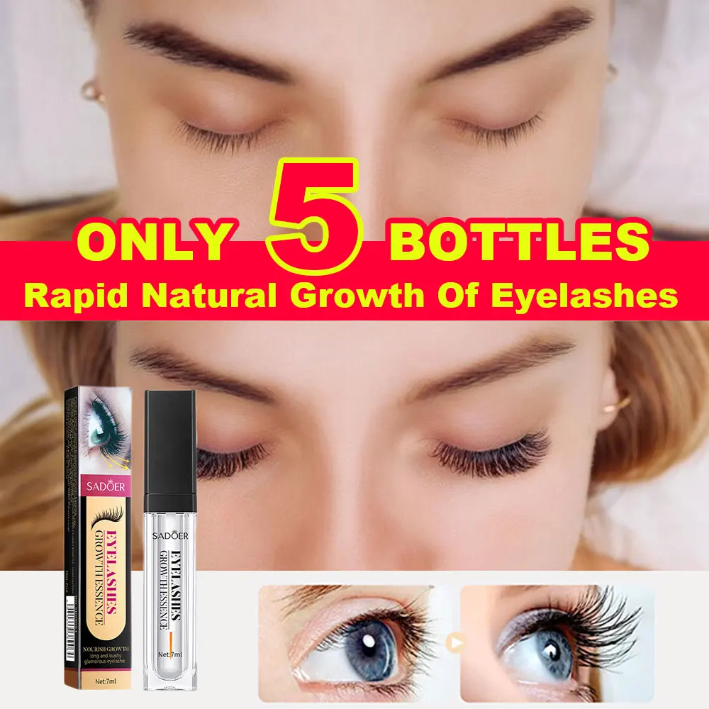 Natural Eyelash Growth Serum Nourishing Fast Eyelashes Enhancer Longer Thicker Fuller Lashes Eyebrows Lift Eye Care Products